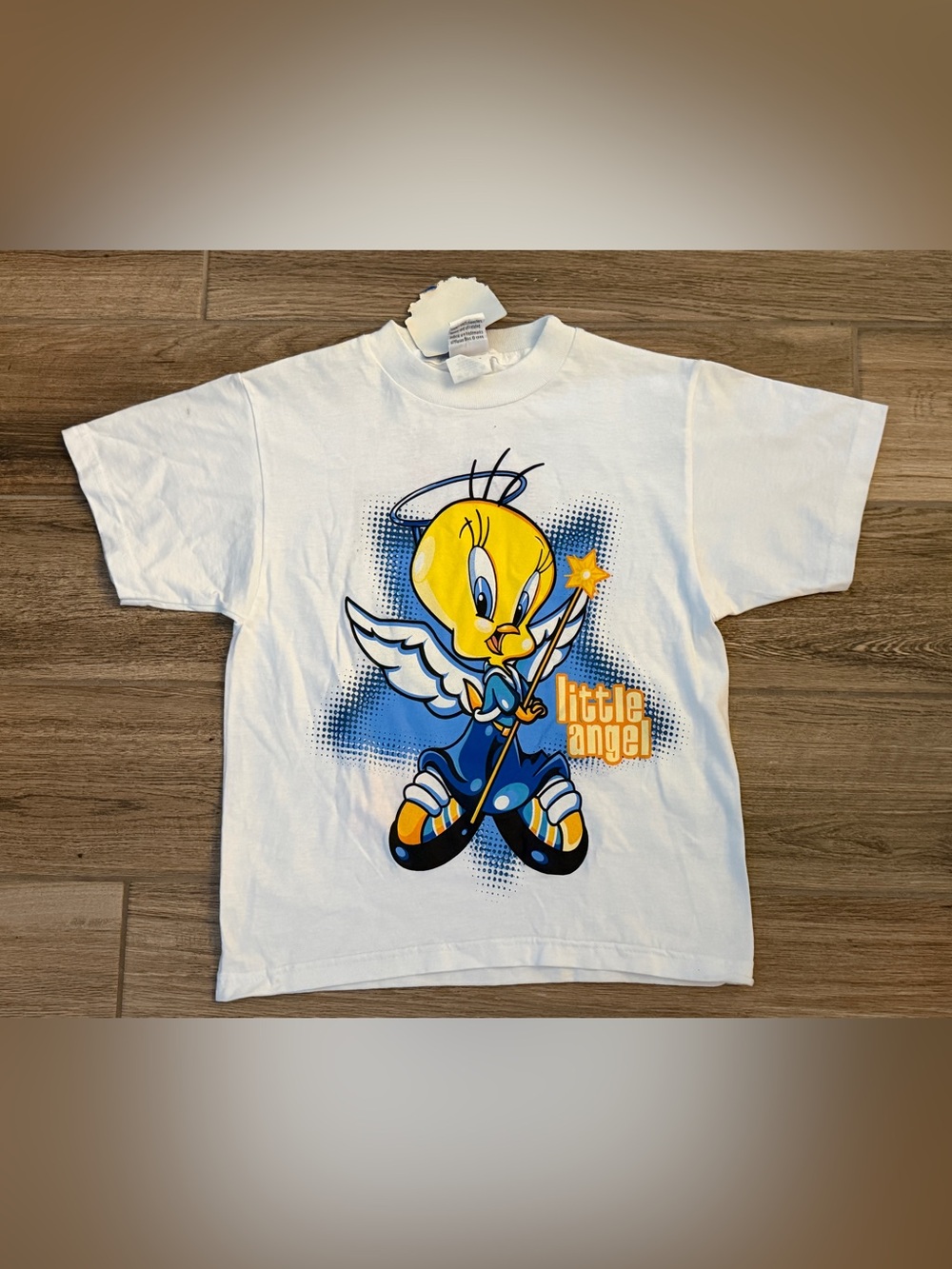 Vintage 90s Looney Tunes Tweety Bird "Little Angel / Big Brat" T-Shirt NWT